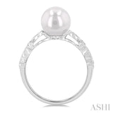 Pearl & Diamond Fashion Ring