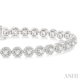 Halo Diamond Bracelet